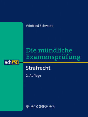 cover image of Die mündliche Examensprüfung
